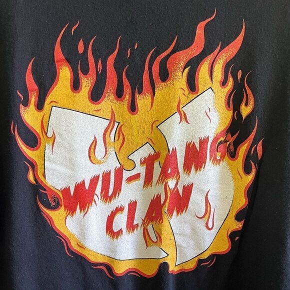 Wu-Tang Clan Fire Logo T-Shirt - Picture 3 of 6